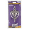 Hardware Essentials Satin Nickel Door Knocker with Viewer 7in