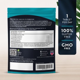 Probiotics for Gut Health - 90 Vegan Capsules (Not Tablets) for Bloating Relief - Supplements for Men & Women - Bio Cultures Complex with Lactobacillus Acidophilus - Nutravita