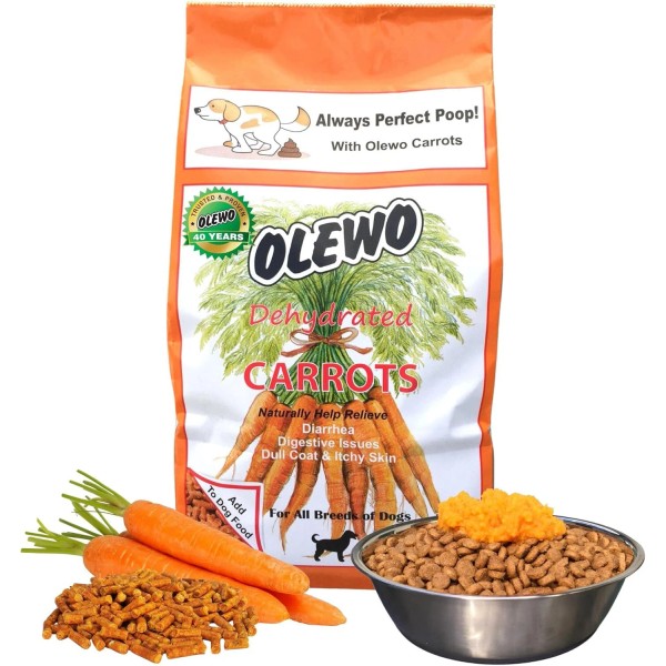 Olewo Original Carrots For Dogs Digestive And Gut Health Support