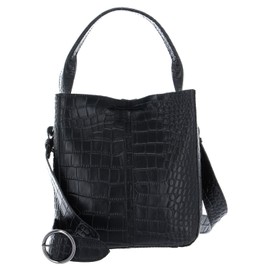 SADDLER Elsa Mini Bag Black Croco, Black Croco.