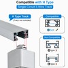 MELUCEE Pack of 4 H Track Lighting Fixtures for Accent