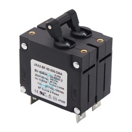 T Tocas Double Pole 30 Amp AC/DC Toggle Magnetic Circuit Breaker 30A