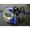 QUALITY BLACK BLUE & SILVER THEATRICAL MUSICAL NOTES / SCRIPT