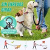 SlowTon Dog Leads for 2 Dogs, Adjustable Double Lead for