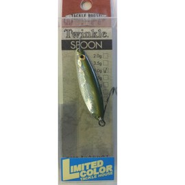 TackleHouse #LTD-3 TS50 Spoon, Twinkle Spoon, 1.7 inches (44 mm), 0.2 oz (5 g), Moss Green