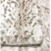 Luxury Faux Fur Oversized Throw Blanket with Plush Velvet Reverse,