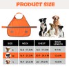 Pomerol 2 Pack Reflective Dog Vest, High Visibility Fluorescent Safety