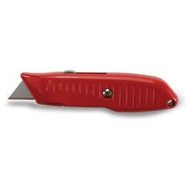 12 Pack Lutz 30582#82 Safety Nose Retractable Blade Utility Knife - Red (82-RD)