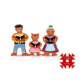 LEMAX SUGAR 'N SPICE VILLAGE GINGERBREAD CAROLERS - ITEM # 62469 NIP- RETIRED