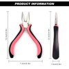 Hair Extension Pliers for Removal Professional Hair Extensions Kit Tools