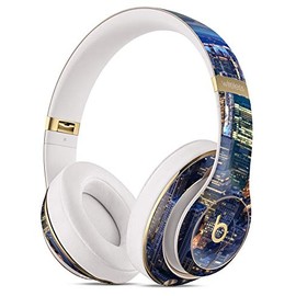 iiRov Night Aerial NYC DesignSkinz Full-Body Skin Kit for the Beats by Dre Studio Remastered Wireless Headphones / Ultra-Thin / Matte Finished / Protective Skin Wrap