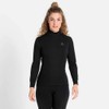 Odlo Donna Maglia funzionale a maniche lunghe con collo alto