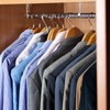Closet Rod Support, 20Pcs Hollow Zinc Alloy Adjustable Oval Wardrobe