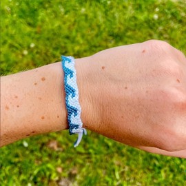 Wave Bracelet for Bestie, Handband Wave Best Friend Friendship Gifts Bracelet for Women Teen Girls (Daughter)