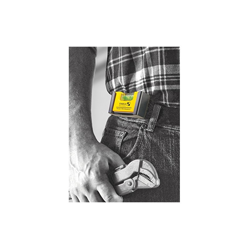 Bon Tool Stabila 11901 Pocket Pro Magnetic With Holster Level