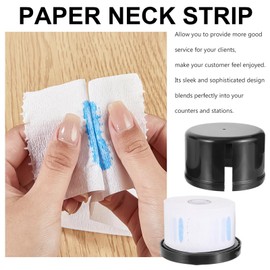 Lurrose Barber Neck Strip Dispenser Neck Strip Dispenser Barber Paper Neck Strips Neck Strips Case Barber Neck Strips Box for Salon Haircut Neck Strip Collar Case