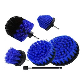 Qezodsx Attachment Set Power Scrubber Brush with 1Pcs Extend Long Attachment, Drill Scrub Brush for Cleaning,A