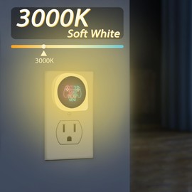 HUSITI Game Neon Night Light Plug into Wall, Let's Play Game Night Lights with Dusk to Dawn Sensor 0.5W Night Light for Boys Girls Men Women Home Decor