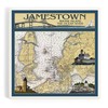 Jamestown, Rhode Island, Nautical Chart (Absorbent Ceramic Coaster, Single, Cork
