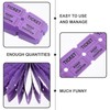 SHINEOFI 100pcs Purple Colored Raffle Ticket Double Roll Carnival Fair