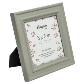 Hampton Frames PALOMA Distressed Square Picture Photo Frame Sage Green 5x5 (13x13cm) PAL301955S