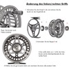 Goture Fly Reel Fly Fishing Reels Waterproof 2+1BB 3/4 5/6