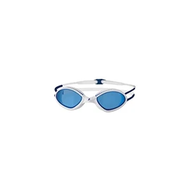 Zoggs Tiger Adult Swimming Goggles, UV protection swim goggles, Quick Adjust Comfort Goggles Straps, Fog Free Swim Goggle Lenses, Zoggs Goggles Adults Ultra Fit, Blue Tinted Lenses