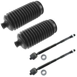 Front Inner Tie Rod End Boot Bellow Steering Kit Set 4pc for 05-10 Scion tC