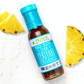 Primal Kitchen No Soy Teriyaki Sauce Variety 2-Pack, Made with Real Ingredients, Includes 1 Island Teriyaki & 1 Original Teriyaki