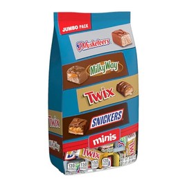 30.63 oz. Mars Classic Chocolate Minis Candy Jumbo Pack - 110 piece
