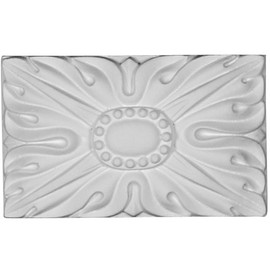 Ekena Millwork PML04X01AD Adonis Center Panel Moulding, 2 1/2"W 4 1/4"H x 1 5/8"P , Primed