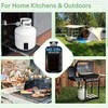 WLngtv 1PC Black Ga S Level Indicator Reusable Propane Tank