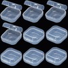 GBSTORE 10 Pcs Mini Clear Plastic Box 1.8 mm Thicken