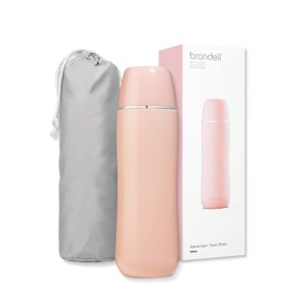 Brondell GoSpa Advanced Portable Bidet for Travel–Pop-Up Nozzle System –High-QualityCompact Bidet with Discreet Travel Bag for Convenient Storage–500mL, Pink