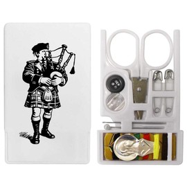 'Scottish Bagpiper' Mini Travel Sewing Kit (SE00030604)
