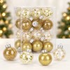 Cmtop - Kit De 24 Esferas Navideñas De 6 cm