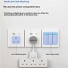 SEBLIP Power Socket Expansion, with 3 Sockets, Independent Switch, Power