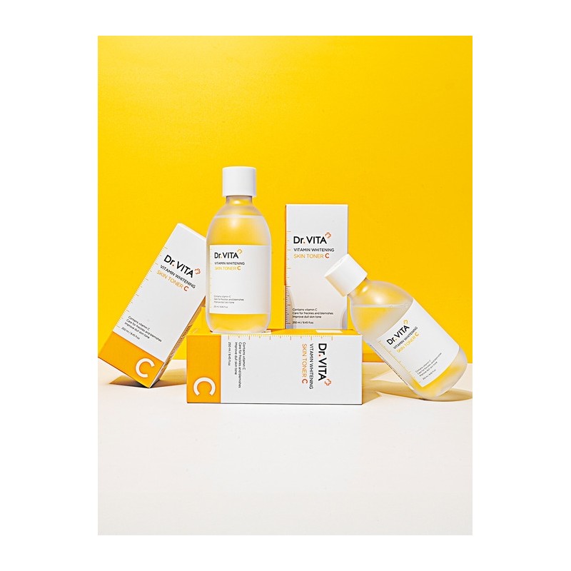 Vita C Whitening Skin Toner 250ml / 비타C 화이트닝 스킨
