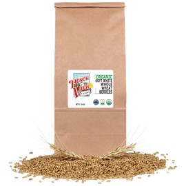 Organic Soft White Wheat Berries - 10lbs