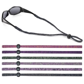 SHINKODA Camo Sunglasses Band for Men Women Kids Eye Glass Cord Safety Glasses Lanyard Sports Rope Eyewear Retainers Stylish Sunglass Strings Eyeglass Holders Around Neck, Pack of 6