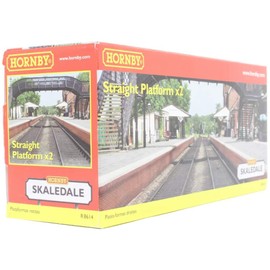 Hornby R8614 Skaledale 00 Gauge Straight Platforms x 2,Multi-colored,70 x 165 mm