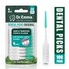 Dr. Emma Original Dental Picks Mint Soft Rubberized Tooth Picks