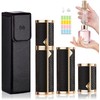 Mini Atomizador Perfume, Porta Perfume para Viaje, Perfumeros de Bolsillo