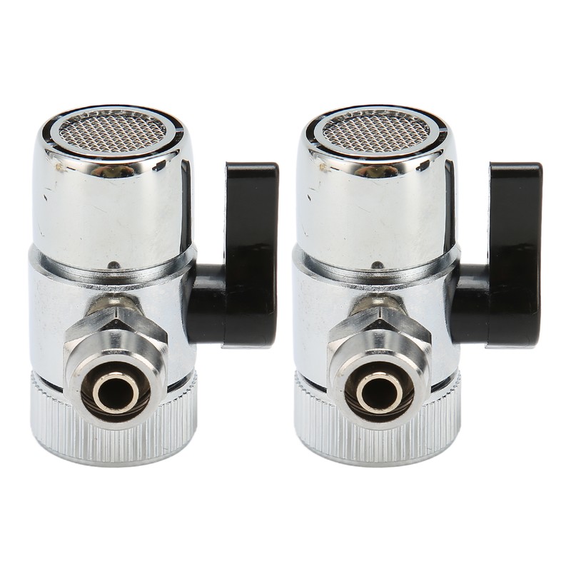 3pcs G3/8 In Sink Faucet Diverter Valve Three Way Universal
