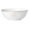 Lenox Federal Gold Script Monogram Dinnerware Placesetting Bowl, Q