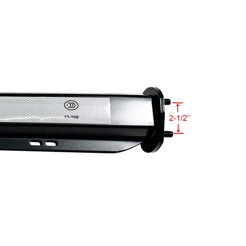 IBESTWOLF Pair 30.25'' Heavy Duty Black 2.5" Bolt Spring Loaded