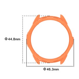 HUAYUWA 2Pack Soft TPU Case Cover (Black+Black) Compatible with Garmin EPIX PRO 42MM / Fenix 7S PRO/Fenix 7S Smartwatch Protective Case Shell Accessories