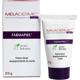 Meladermic Night Crema Facial Despigmentante 25 g Antimanchas, uso nocturno, unifica el tono, hidratación profunda