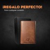 CARAPAPA Card Holder for Men with Wallet Premium Leather Wallet