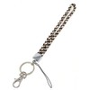Braided Silk Wristlet Keychain for key, ID holder, Cell phone,